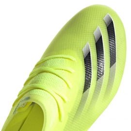 Chaussures de foot Adidas X Ghosted.1 Fg Jr FW6955 néon blanc, jaune-vert vert 7