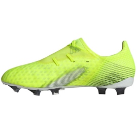 Chaussures de foot Adidas X Ghosted.2 Fg M FW6958 néon blanc, jaune-vert vert 2