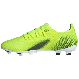 Chaussures de foot Adidas X Ghosted.3 Fg M FW6948 néon blanc, jaune-vert vert 2