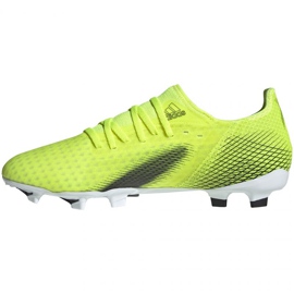 Chaussures de foot Adidas X Ghosted.3 Fg M FW6948 néon blanc, jaune-vert vert 6