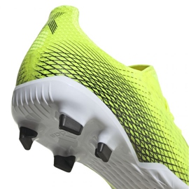 Chaussures de foot Adidas X Ghosted.3 Fg M FW6948 néon blanc, jaune-vert vert 8