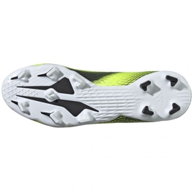Chaussures de foot Adidas X Ghosted.3 Fg M FW6948 néon blanc, jaune-vert vert 9