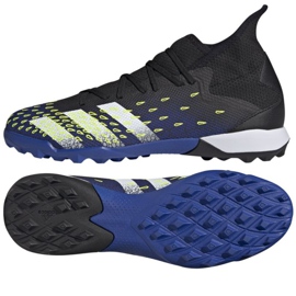 Chaussures de foot Adidas Predator Freak.3 Tf M FY0623 bleu le noir 1