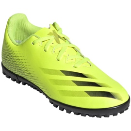 Chaussures de foot Adidas X Ghosted.4 Tf Jr FW6920 multicolore jaune 3