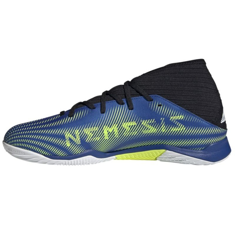 Chaussures de football Adidas Nemeziz.3 In M FW7409 blanc, bleu, noir bleu 1 Chaussures de football Adidas Nemeziz.3 In M FW7409 blanc, bleu, noir bleu 1