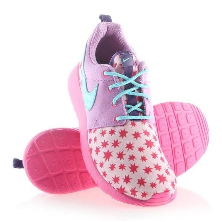 Nike Roshe One Print (GS) W 677784-604 chaussures multicolore 1