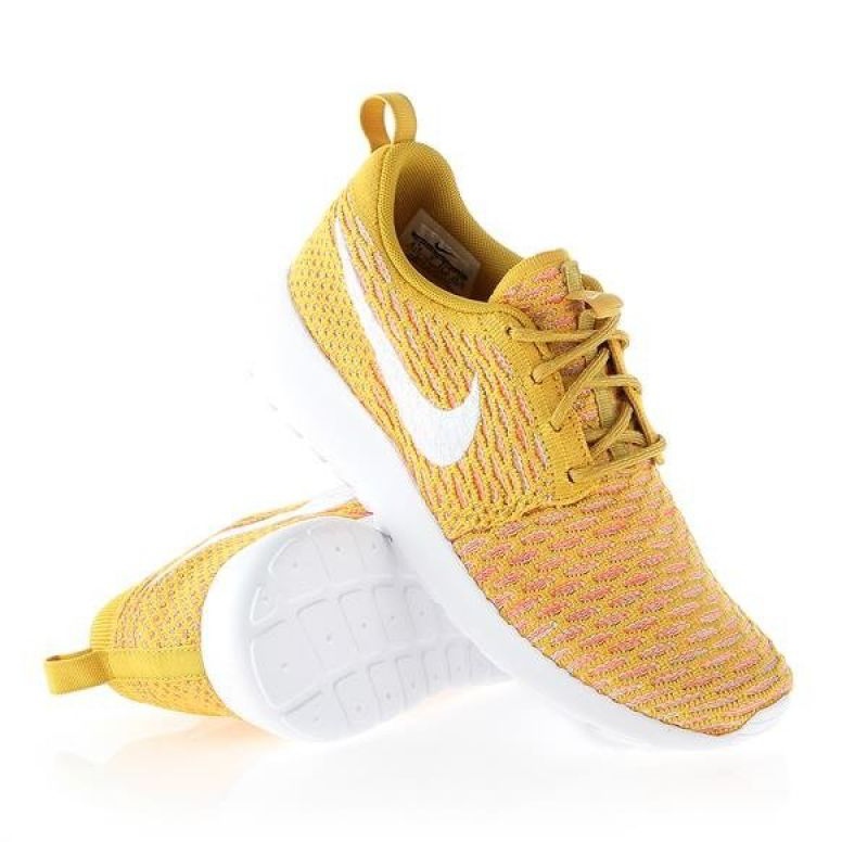 Chaussures Nike Rosherun Flyknit W 704927-700 orange 2