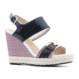 Sandales Geox D Janira EW D82P6E 00254 C4002 bleu 1