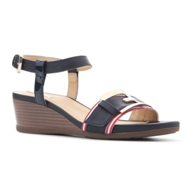 Sandales Geox DW D828QD 05402 C4181 bleu 1 Sandales Geox DW D828QD 05402 C4181 bleu 1