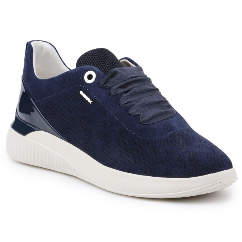 Chaussures Geox D Theragon C-Suede W D828SC-00022-C4294 bleu 1