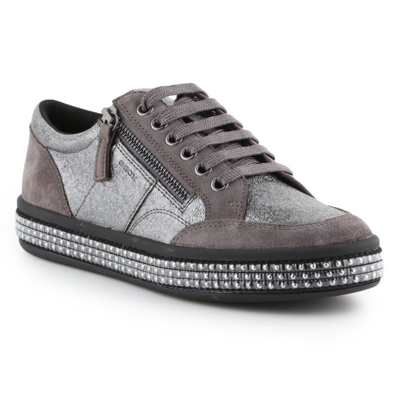 Chaussures Geox D Leelu'e W D94FFE-06P22-C1G9F gris 1 Chaussures Geox D Leelu'e W D94FFE-06P22-C1G9F gris 1