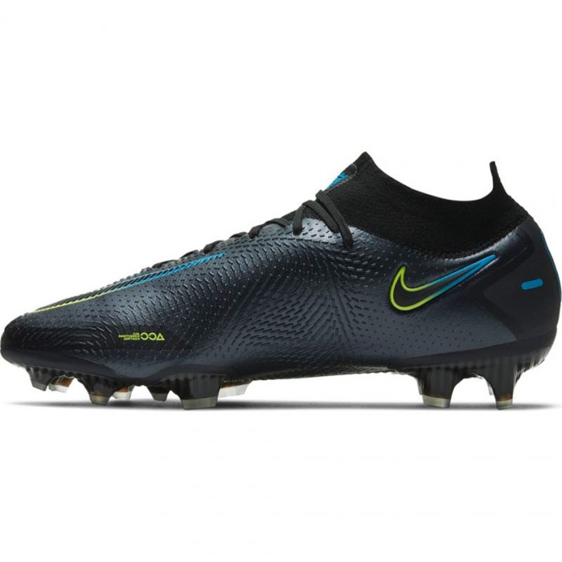 Nike Phantom Gt Elite Dynamic Fit Fg M CW6589-090 chaussures de football métal noir noir 1