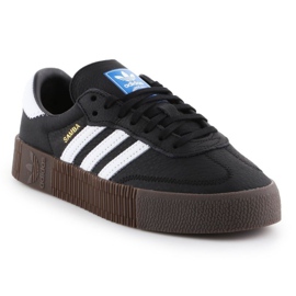Adidas Sambarose W B28156 chaussures blanche le noir 1