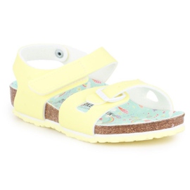 Birkenstock Colorado Enfants Bs 1016039 le noir jaune 1