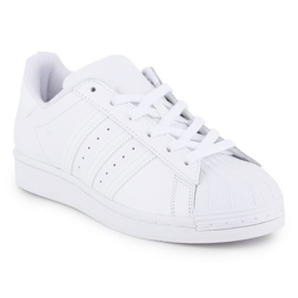 Chaussures Adidas Superstar W FV3285 blanc 1
