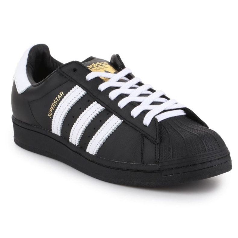 Chaussures Adidas Superstar Laceless M FV3018 noir 1