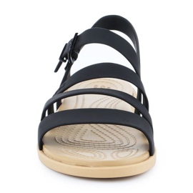 Crocs Tulum Sandale W 206107-00W noir 2