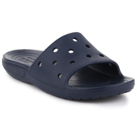 Crocs Classic Slide M 206121-410 chaussons bleu marine 1