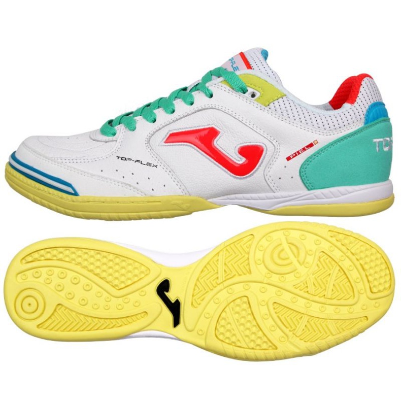 Chaussures de foot Joma Top Flex M TOPS2132IN multicolore blanche 1 Chaussures de foot Joma Top Flex M TOPS2132IN multicolore blanche 1