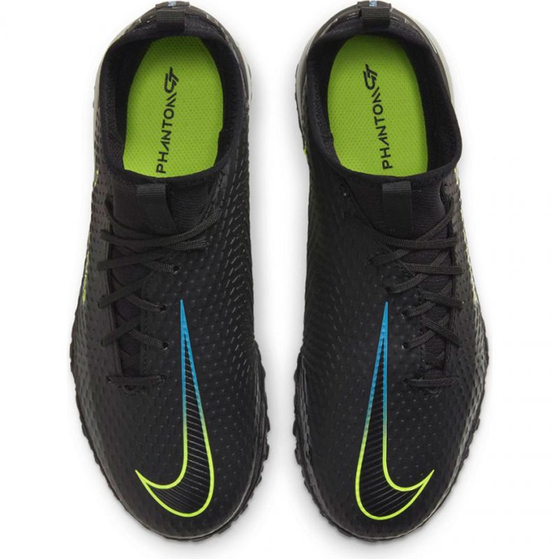 Chaussures de football Nike Phantom Gt Academy Df Tf Jr CW6695-090 noir noir 1
