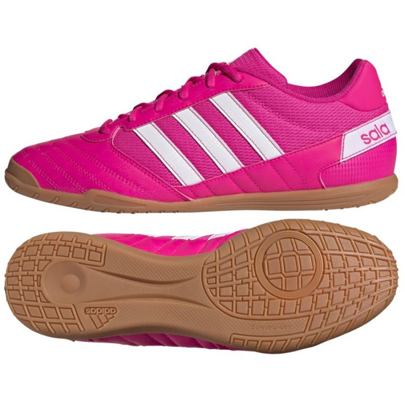 Chaussures d'intérieur adidas Super Sala In M G55910 multicolore roses et violets 1 Chaussures d'intérieur adidas Super Sala In M G55910 multicolore roses et violets 1