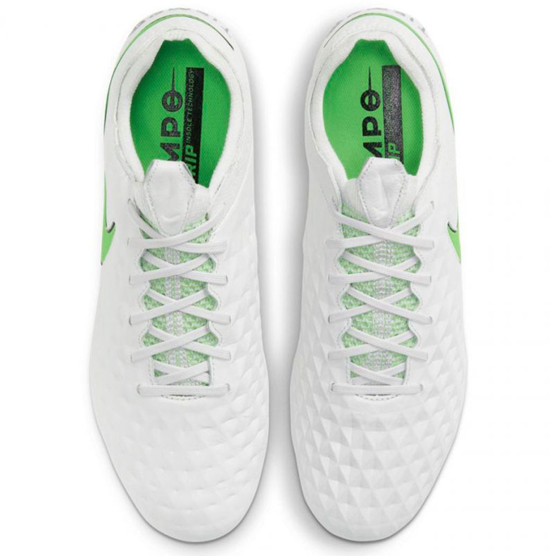 Chaussures de football Nike Tiempo Legend 8 Elite Fg M AT5293 030 blanc blanc 1