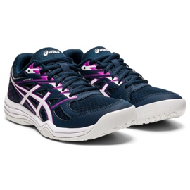 Asics Upcourt 4 W 1072A055 401 chaussures de volley-ball noir bleu marine 2