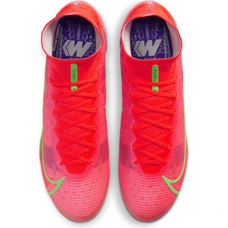 Chaussure de football Nike Mercurial Superfly 8 Elite SG-PRO Ac M CV0960 600 orange oranges et rouges 1
