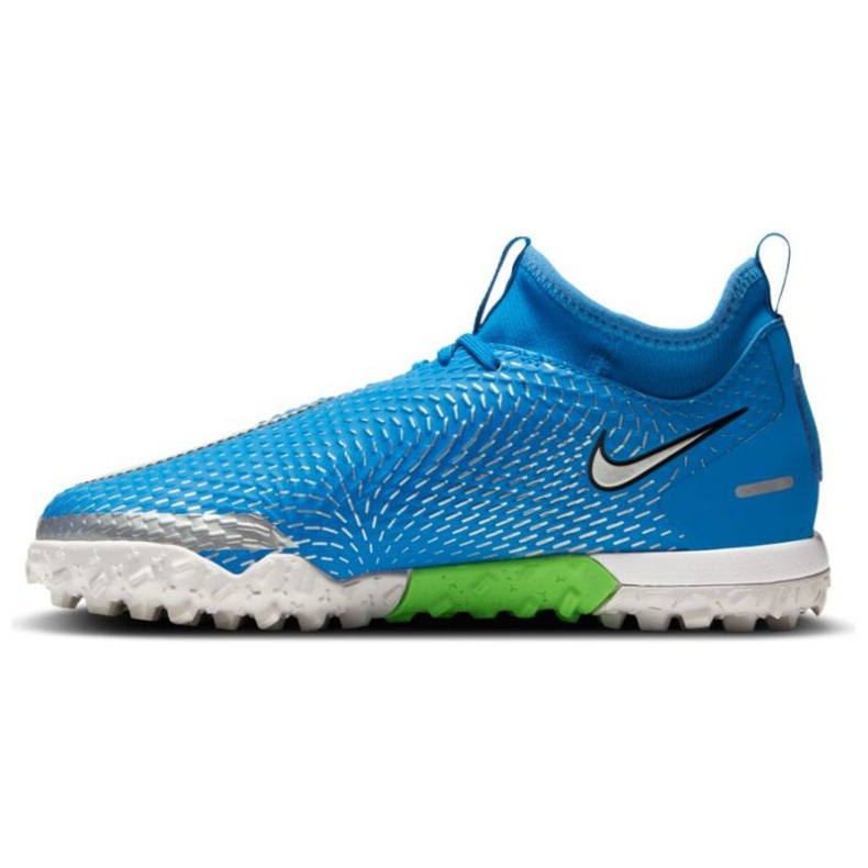 Chaussure de football Nike Phantom Gt Academy Df Tf Jr CW6695 400 bleu bleu 1