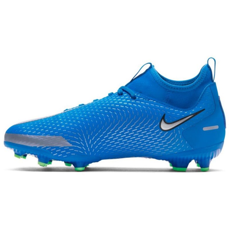 Nike Phantom Gt Academy Df FG / MG Jr CW6694 400 chaussures de football multicolore bleu 1 Nike Phantom Gt Academy Df FG / MG Jr CW6694 400 chaussures de football multicolore bleu 1