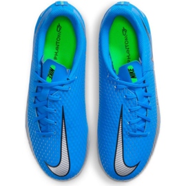 Nike Phantom Gt Academy FG / MG Jr CK8476 400 chaussures de football bleu bleu 1
