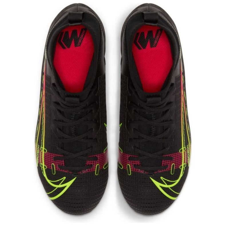 Nike Mercurial Superfly 8 Academy Mg Jr CV1127 090 chaussures de football le noir le noir 1
