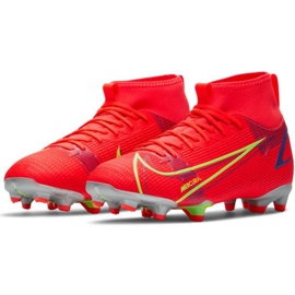 Chaussure de football Nike Mercurial Superfly 8 Academy Mg Jr CV1127 600 rouge noir 1