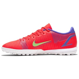 Chaussure de football Nike Mercurial Vapor 14 Academy Tf M CV0978 600 rouge oranges et rouges 1