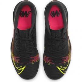 Nike Mercurial Vapor 14 Academy Tf Jr CV0822 090 chaussures de football noir noir 1