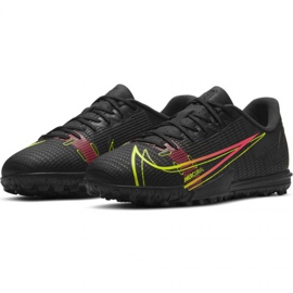 Nike Mercurial Vapor 14 Academy Tf Jr CV0822 090 chaussures de football le noir le noir 2