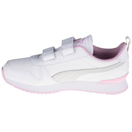 Puma R78 Sl V Ps Jr 374429-04 blanche rose 1