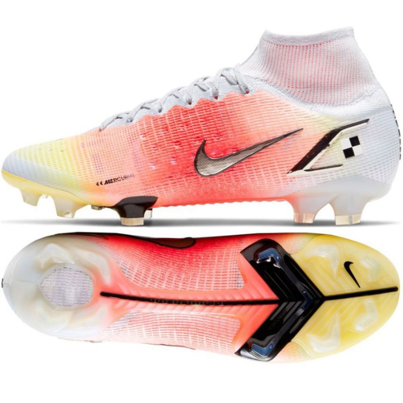 Nike Mercurial Superfly 8 Elite Mds Fg M CV0959 108 chaussures de football rouge, blanc, orange oranges et rouges 1 Nike Mercurial Superfly 8 Elite Mds Fg M CV0959 108 chaussures de football rouge, blanc, orange oranges et rouges 1