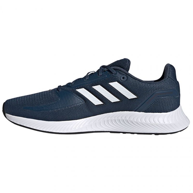 Chaussures de course Adidas Runfalcon 2.0 M FZ2807 blanc bleu marine 1