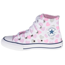 Converse Chuck Taylor All Star High Top Jr 668019C blanche le noir 1