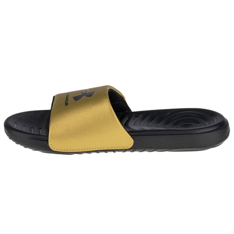 Under Armour Ansa Slides Fixes W 3023772-006 noir doré 1