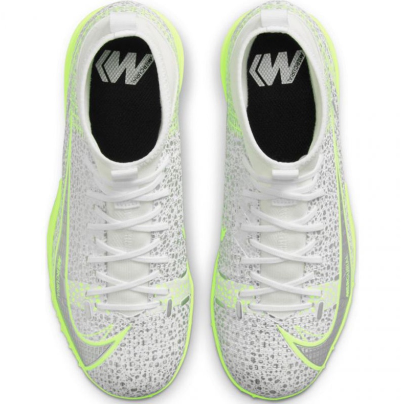 Nike Mercurial Superfly 8 Academy Tf Jr CV0789-107 chaussures de football gris argent 1