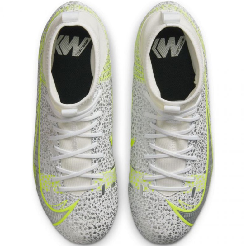 Nike Mercurial Superfly 8 Academy FG / MG Jr CV1127 107 chaussures de football gris argent 1