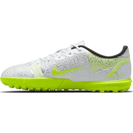 Chaussures de football Nike Mercurial Vapor 14 Academy Tf Jr CV0822-107 multicolore blanche 2