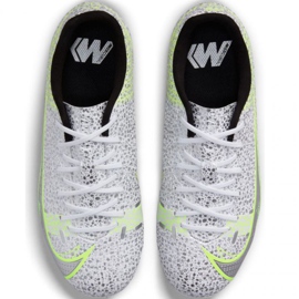 Nike Mercurial Vapor 14 Academy FG / MG Jr CV0811 107 chaussures de football gris argent 1 Nike Mercurial Vapor 14 Academy FG / MG Jr CV0811 107 chaussures de football gris argent 1