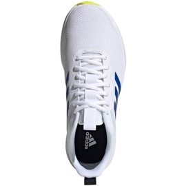 Chaussures de course Adidas Fluidstreet M FY8459 blanche bleu 1