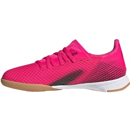 Chaussures de foot Adidas X Ghosted.3 In Jr FW6925 multicolore rose 1