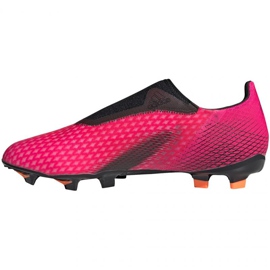 Chaussures de foot Adidas X Ghosted.3 Ll Fg M FW6968 multicolore roses et violets 1
