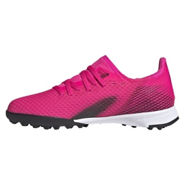 Chaussures de foot Adidas X Ghosted.3 Tf Jr FW6927 multicolore rose 1