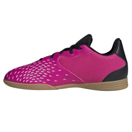 Chaussures de foot Adidas Predator Freak .4 In Sala Jr FW7539 multicolore roses et violets 1